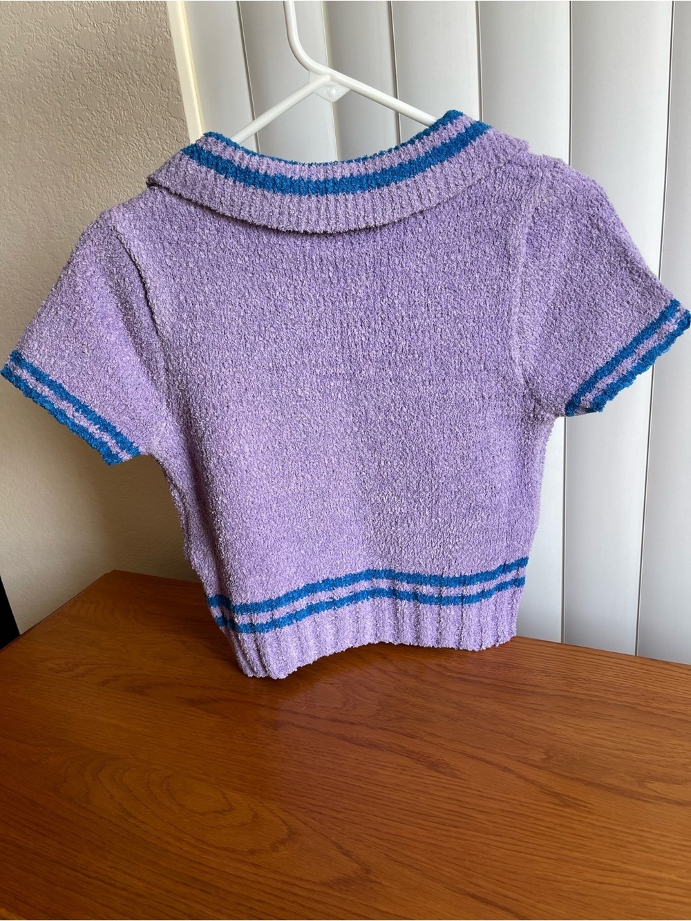 Lisa Says Gah x Polly Pocket Cynthia Fuzzy Polo Size XS/S - Picture 2 of 11